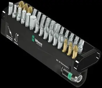 Set bitash Wera Bit Check 30 Universal, 30 copa, me mbajtëse Rapidaptor