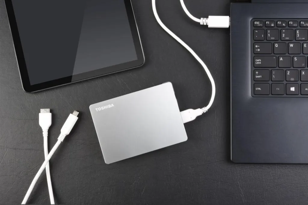 Disk i jashtëm HDD Toshiba Canvio Flex (HDTX140ESCCA), 4TB, i argjendtë - 11