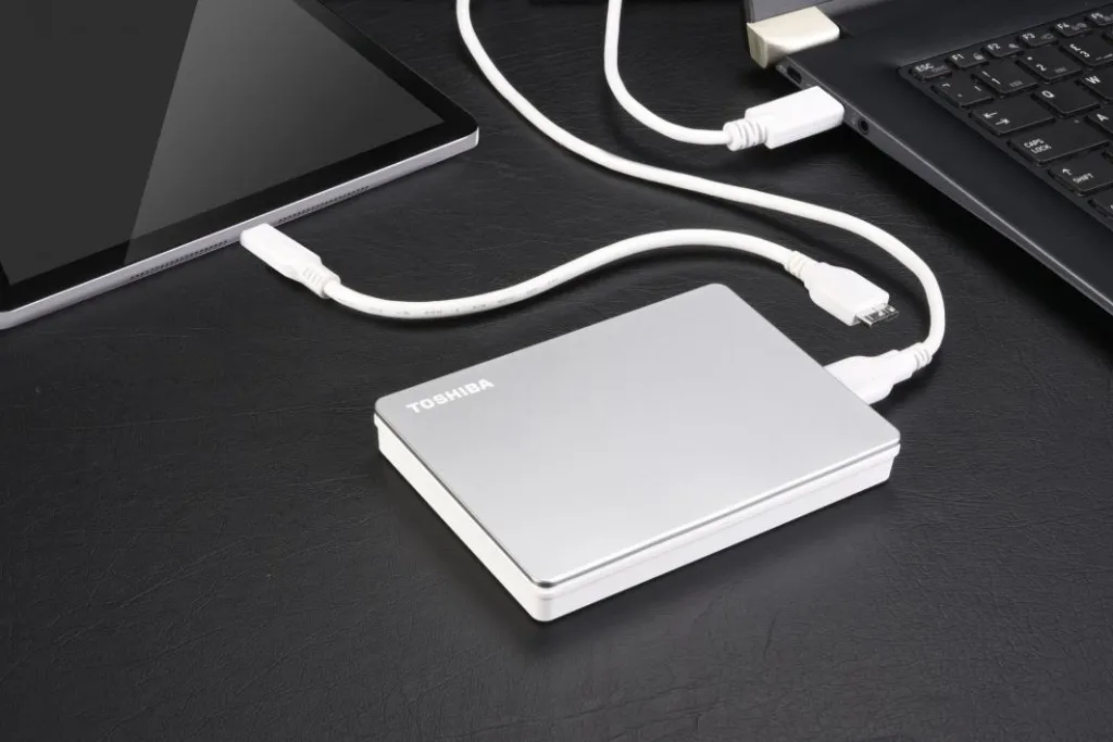Disk i jashtëm HDD Toshiba Canvio Flex (HDTX140ESCCA), 4TB, i argjendtë - 15