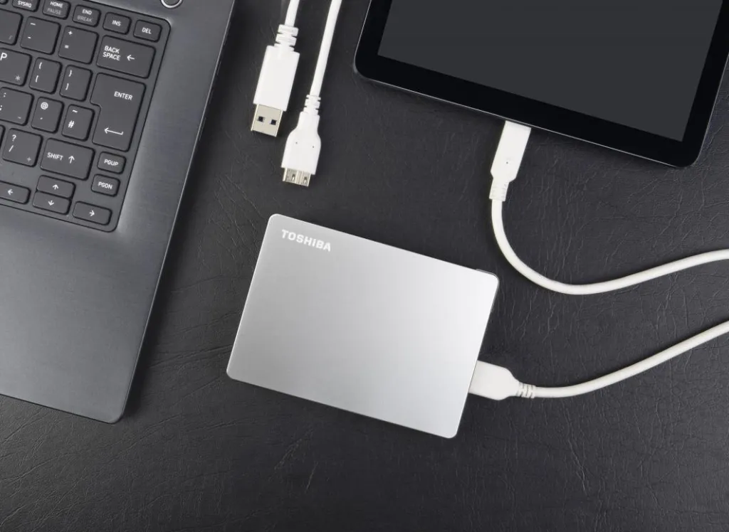 Disk i jashtëm HDD Toshiba Canvio Flex (HDTX140ESCCA), 4TB, i argjendtë - 8