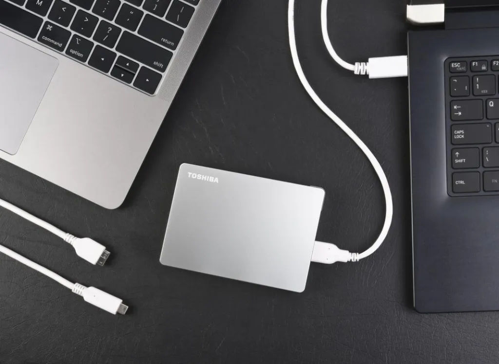 Disk i jashtëm HDD Toshiba Canvio Flex (HDTX140ESCCA), 4TB, i argjendtë - 9