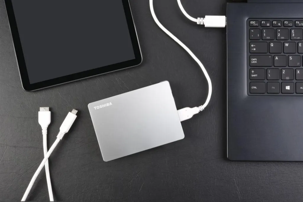 Disk i jashtëm HDD Toshiba Canvio Flex (HDTX140ESCCA), 4TB, i argjendtë - 10