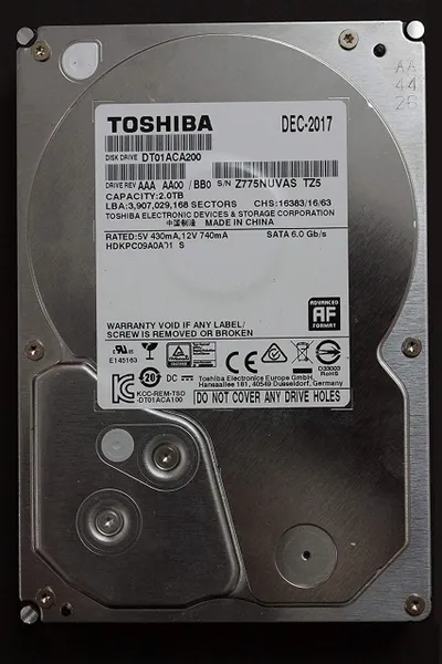 Disk HDD Toshiba, 3.5”, 2TB - 1