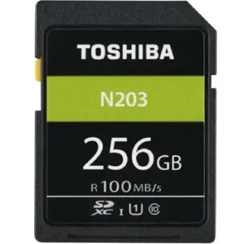 Kartë Memorie SD Toshiba 256GB SDXC Exceria N203 R100