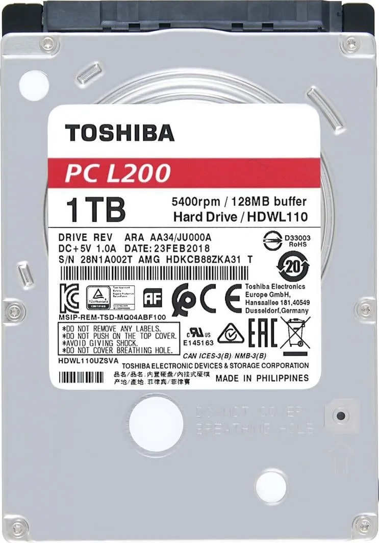 Disk HDD Toshiba L200, 1TB, 2.5" SATA III - 3