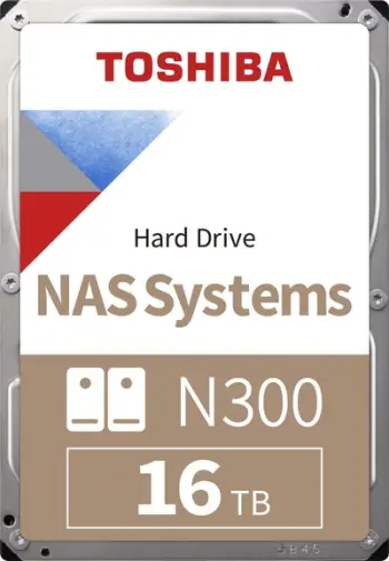Disk HDD Toshiba N300, 3.5", 16 TB, SATA III 6 GB/s
