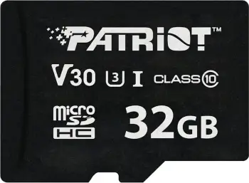 Kartë memorie Patriot VX Series MicroSDXC, 32 GB, Class 10, UHS-I U3, V30, e zezë