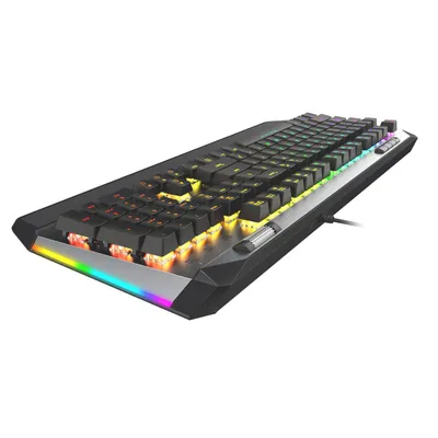 Tastierë mekanike Gaming Patriot Memory V765, USB, RGB, e zezë / e hirtë - 21