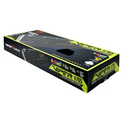 Tastierë mekanike Gaming Patriot Memory V765, USB, RGB, e zezë / e hirtë - 28