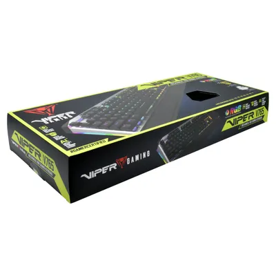 Tastierë mekanike Gaming Patriot Memory V765, USB, RGB, e zezë / e hirtë - 6