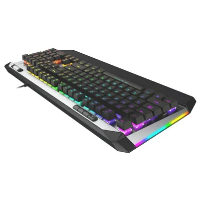 Tastierë mekanike Gaming Patriot Memory V765, USB, RGB, e zezë / e hirtë - 9