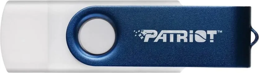 USB flash Patriot Memory Xporter X550, 64GB, Dual USB-A+C, Bardhë/Blu - 4