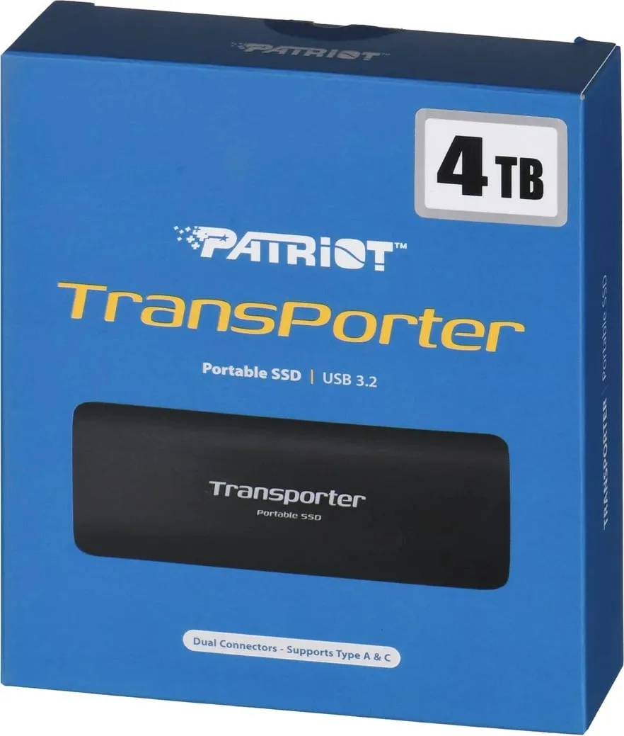 Hardisk i jashtëm Patriot Memory Transporter 4 TB, i zi - 5