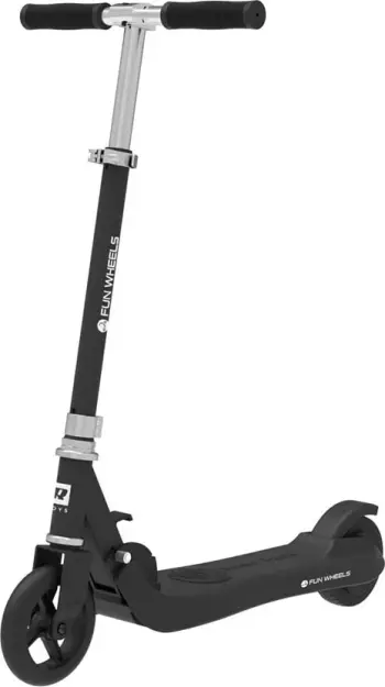 Trotinet elektrik Rebel Fun Wheels, për fëmijë, i palosshëm, i zi