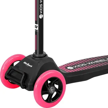 Hulajnoga me tre rrota Rebel Kids Wheels, për fëmijë, Rozë