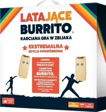 Lojë tavoline Rebel Throw Throw Burrito Extreme Backyard Edition, për ambient të jashtëm, rezistente ndaj ujit