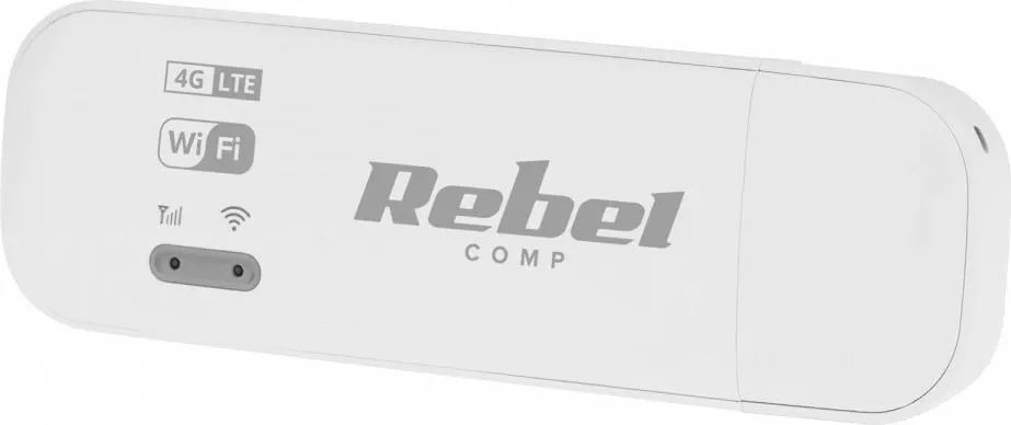 Modem WiFi Rebel RB-0700, 4G, portativ, i bardhë - 6