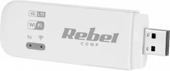 Modem WiFi Rebel RB-0700, 4G, portativ, i bardhë