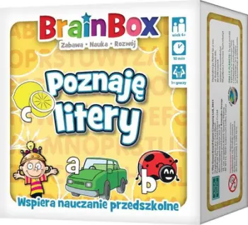 Loja edukative Rebel BrainBox I Learn Letters, 24 letra, për fëmijë