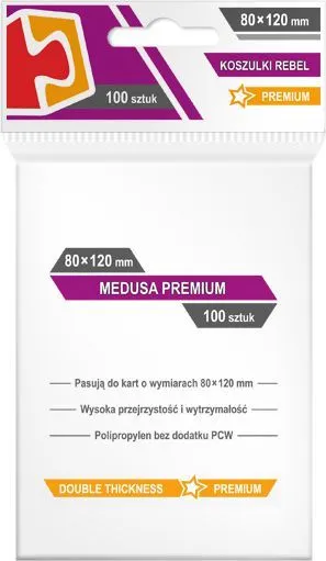 Mëngë kartoni Medusa Premium, 80x120, (100 copë) - 1