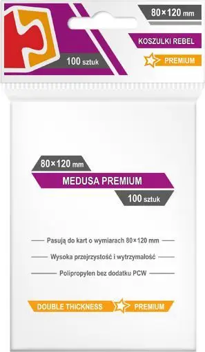 Mëngë kartoni Medusa Premium, 80x120, (100 copë)