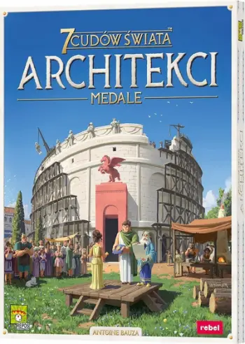 Zgjerim loje Rebel për 7 Wonders Architects Medals, strategji të reja, kërkon lojën bazë, shumëngjyrëshe