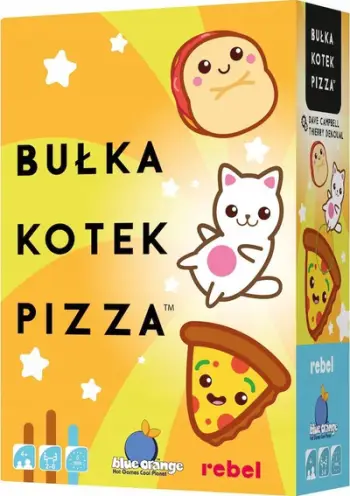 Lojë me letra Rebel Game Bun Kitten Pizza, për fëmijë, shumëngjyrëshe