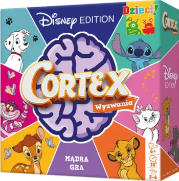 Lojë shoqërore Rebel Game Cortex Disney, mendore, familjare, shumëngjyrëshe