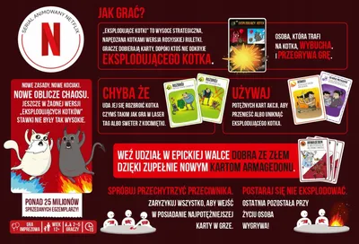 Loja me letra Rebel Exploding Kittens Good vs Evil, 55 letra, për 2 5 lojtarë, shumëngjyrëshe - 5