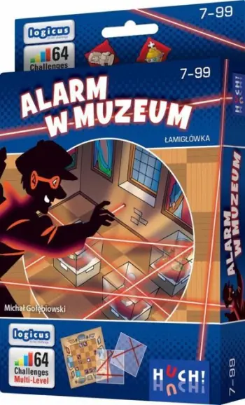 Lojë logjike Rebel Alarm in the Museum, 64 sfida, nga 6 vjeç