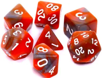 Set zare REBEL RPG (106472), të portokalltë