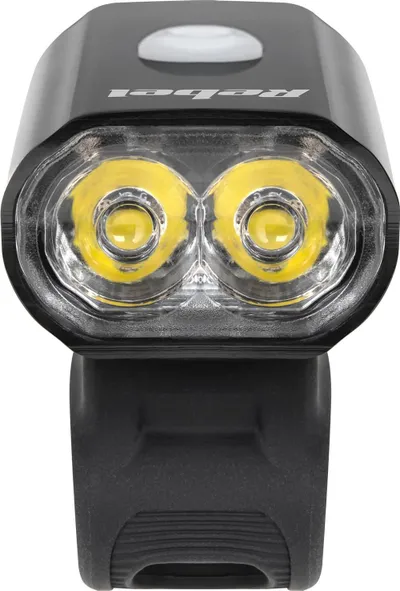 Dritë e përparme biçiklete Rebel, e rikarikueshme, 2 LED, IPX4, e zezë - 4
