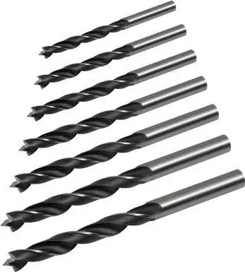 Set stërvinash për dru Drill Rebel, 7 copë, 3 10 mm
