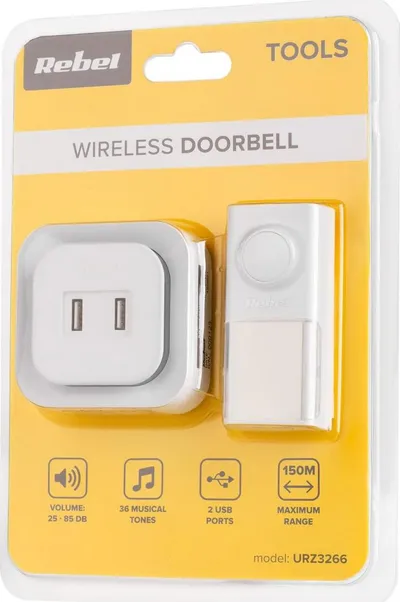 Zile dere me wireless Rebel, 230V, e bardhë - 2