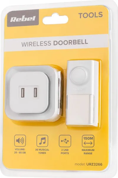 Zile dere me wireless Rebel, 230V, e bardhë - 3