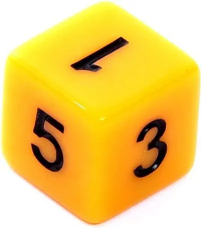 Set zaresh Rebel RPG, mat, 7 copë të verdhë - 3