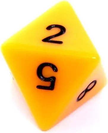 Set zaresh Rebel RPG, mat, 7 copë të verdhë - 4