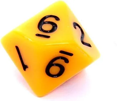 Set zaresh Rebel RPG, mat, 7 copë të verdhë - 5
