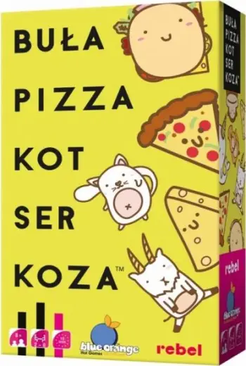 Lojë me letra: Rebel Buła, Pizza, Cat, Cheese, Goat