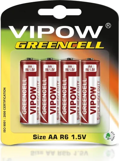 Bateri AA Rebel Greencell R6, 1.5V, paketim 4 copë - 2