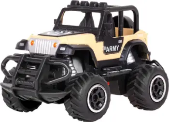 Makinë lodër me telekomandë Rebel Army Car, shkalla 1:43, rreze 10 m, jeshile ushtarake