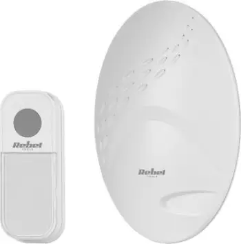Zile dere me valë Rebel Wireless, rreze 80m, me bateri, e bardhë