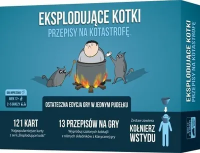 Lojë tavoline Rebel Exploding Kittens Recipes for a Catastrophe, 121 letra, 2 5 lojtarë, shumëngjyrëshe - 1