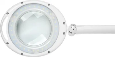 Lampë tavoline me lupë Rebel Tools NAR0462-2, 30 LED, 6W, e bardhë - 4
