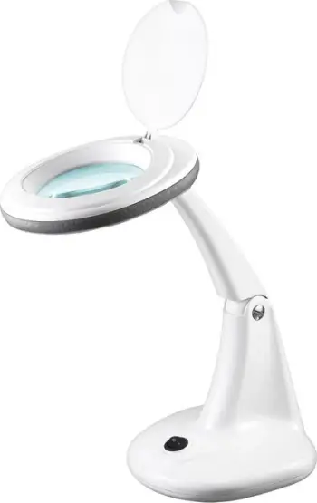 Lampë tavoline Rebel Tools NAR0460-2, lente zmadhimi 5D, 6W LED, e bardhë
