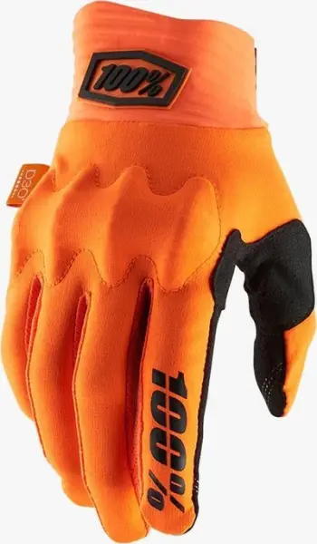 Dorëza motoçiklete 100% COGNITO, madhësia L, Fluo portokalli