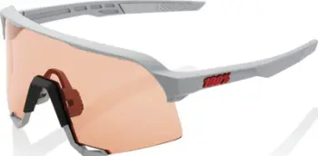 Syze sportive 100% S3 Soft Tact, lente HiPER Coral, të hirta