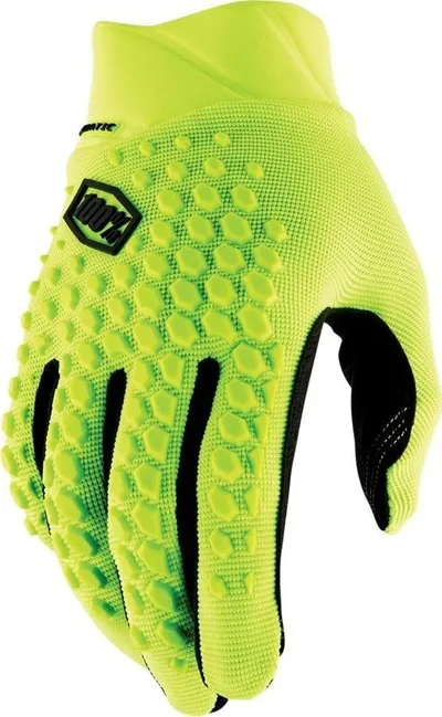 Doreza motoçiklete 100% Geomatic, madhësia XXL, touchscreen, fluo e verdhë - 1