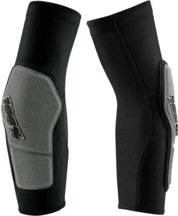 Mbrojtëse për bërryla 100% Ridecamp, L, të zeza/hirta