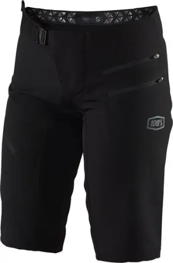 Shortse çiklizmi 100% Airmatic Womens, poliestër elastan, për MTB, të zeza M